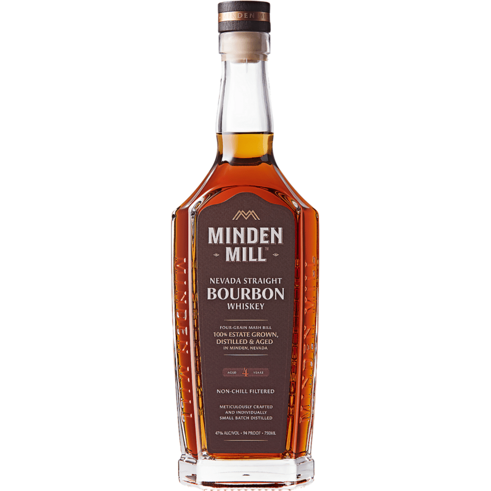 Minden Mill 4 Year Straight Bourbon Whiskey Nevada Craft Whiskey Minden Mill 