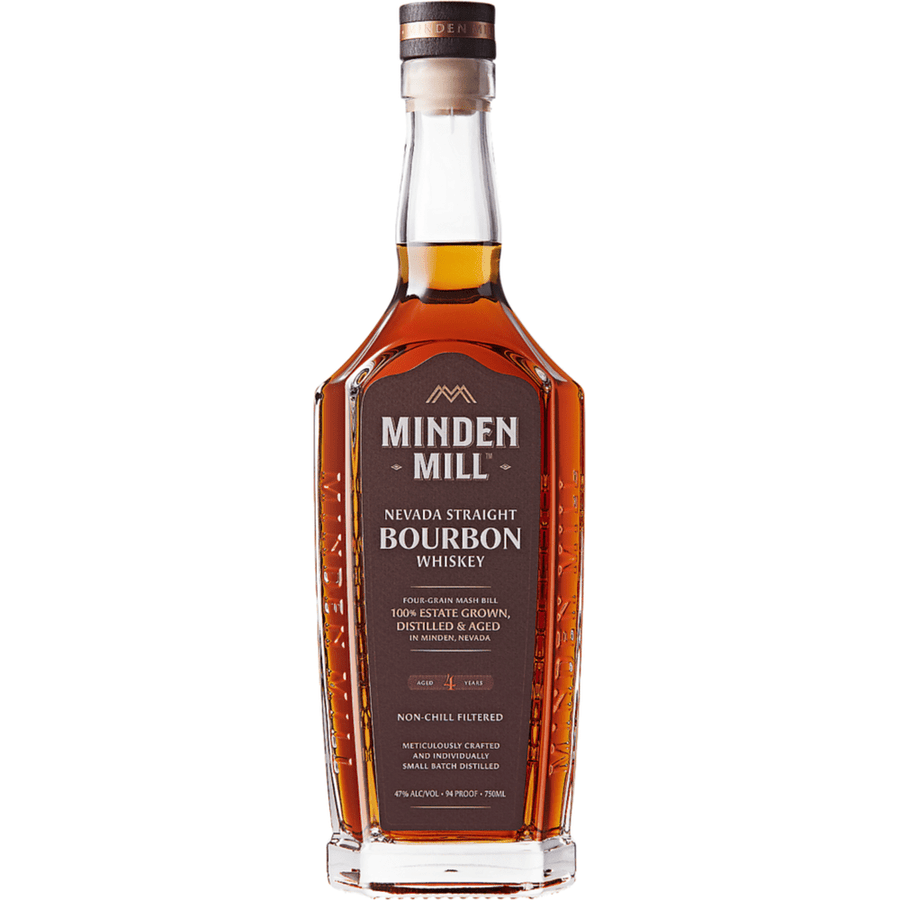 Minden Mill 4 Year Straight Bourbon Whiskey Nevada Craft Whiskey Minden Mill 