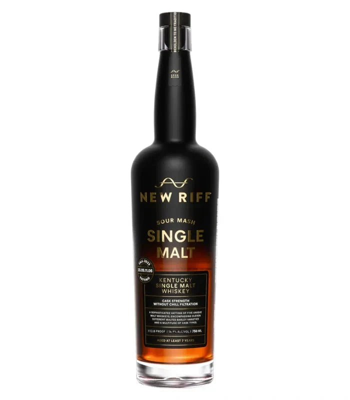 New Riff Cask Strength Sour Mash Kentucky Single Malt Whiskey 750mL American Whiskey New Riff 