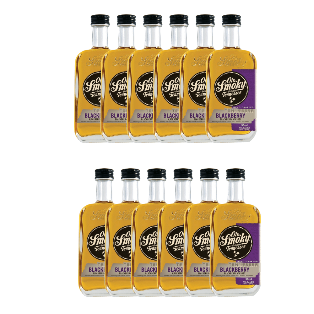 Ole Smoky Blackberry Whiskey Mini 50mL 12PK