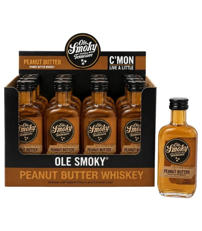 Ole Smoky Peanut Butter Whiskey Minis (12 x 50mL) American Whiskey Ole Smoky 