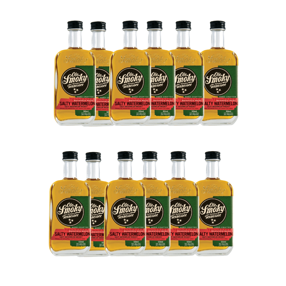 Ole Smoky Salty Watermelon Whiskey Mini 50mL 12PK