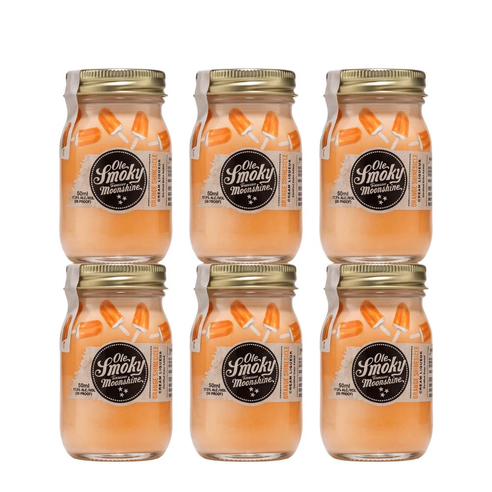 Ole Smoky Orange Shinesicle Moonshine Mini 50ml 6pk