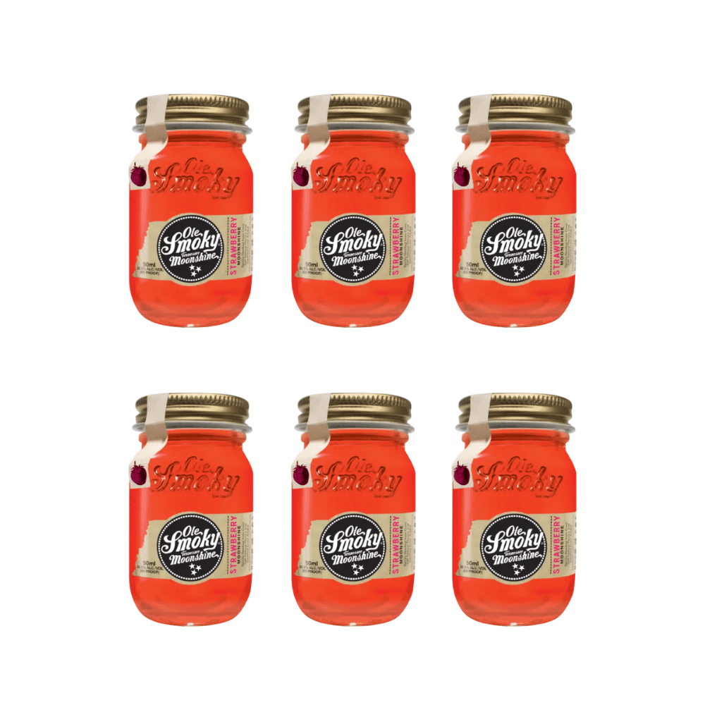 Ole Smoky Strawberry Moonshine Mini 50ml 6pk