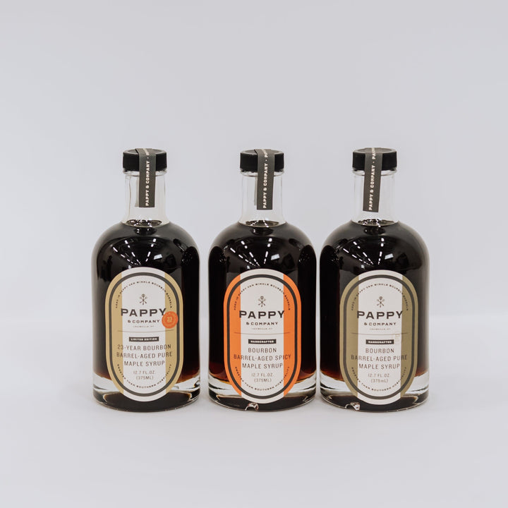 Award Winning Pappy Van Winkle Bourbon Barrel-Aged Pure Maple Syrup Food Pappy & Company 