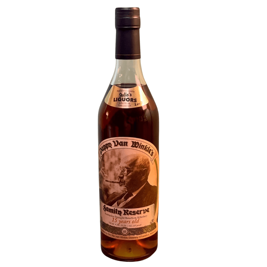 Pappy Van Winkle 15 Year Old 2007 Private Select by Julio's Liquors Bourbon Pappy Van Winkle 