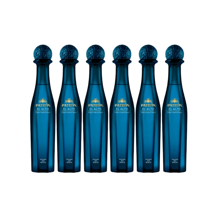 Patron El Alto Reposado Tequila Mini 50mL 6PK Tequila Patrón 