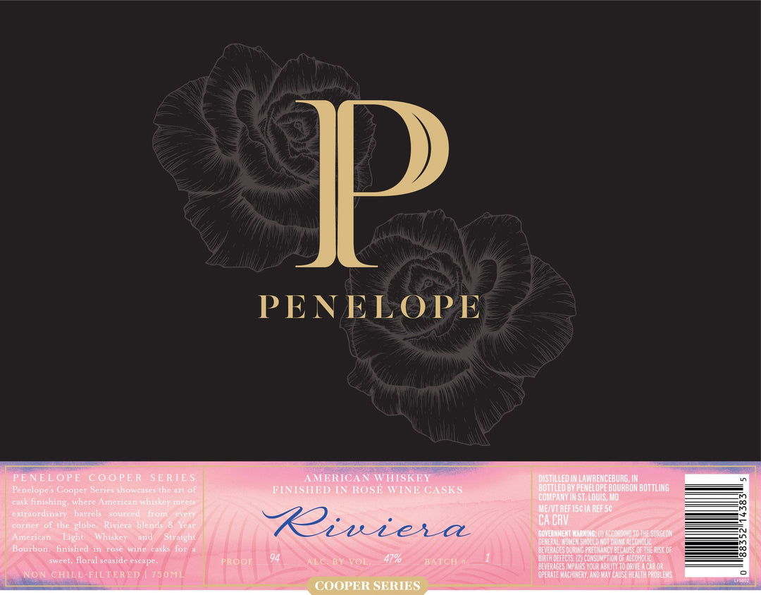 Penelope Riviera Cooper Series American Whiskey Bourbon Penelope Bourbon 