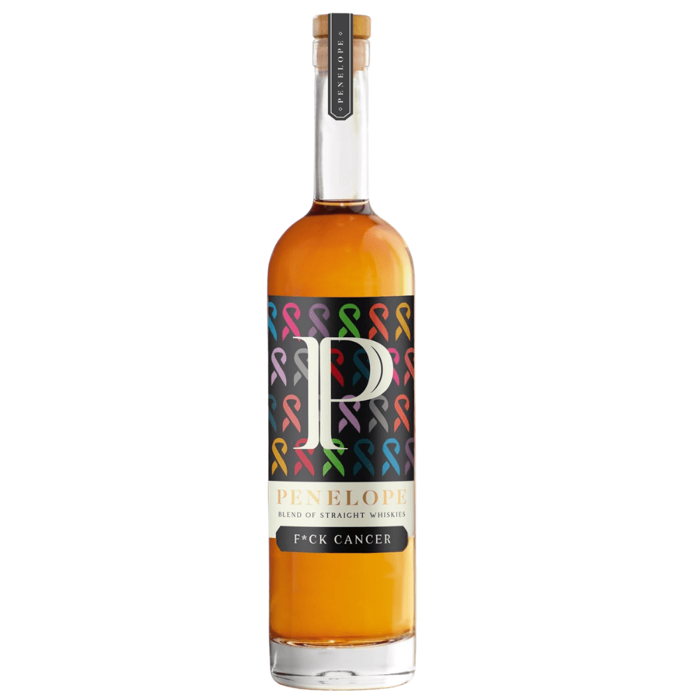 Penelope F*ck Cancer Blend of Straight Whiskies Blended American Whiskey Penelope Bourbon 