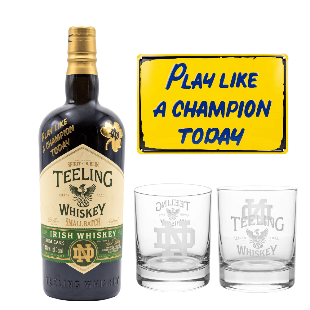 Teeling X Notre Dame 'Play Like a Champion' Small Batch Irish Whiskey Limited Edition 2026 Bundle Whiskey Teeling Whiskey 