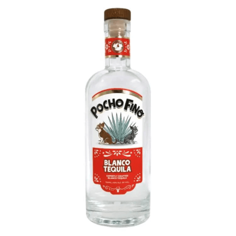 Pocho Fino Blanco Tequila 100% Agave Unaged Premium Tequila Pocho Fino 