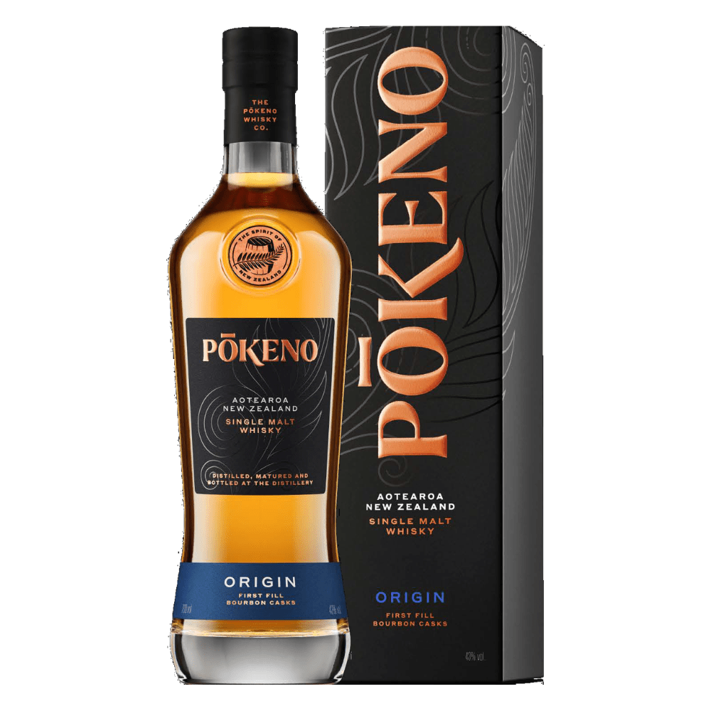 Pōkeno Origin Aotearoa New Zealand Single Malt Whisky 700mL Single Malt Whisky Pōkeno 