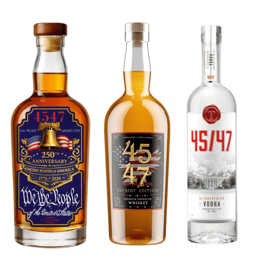 4547 Patriot Edition Tennessee Whiskey Vodka Bundle Set Bourbon 4547 
