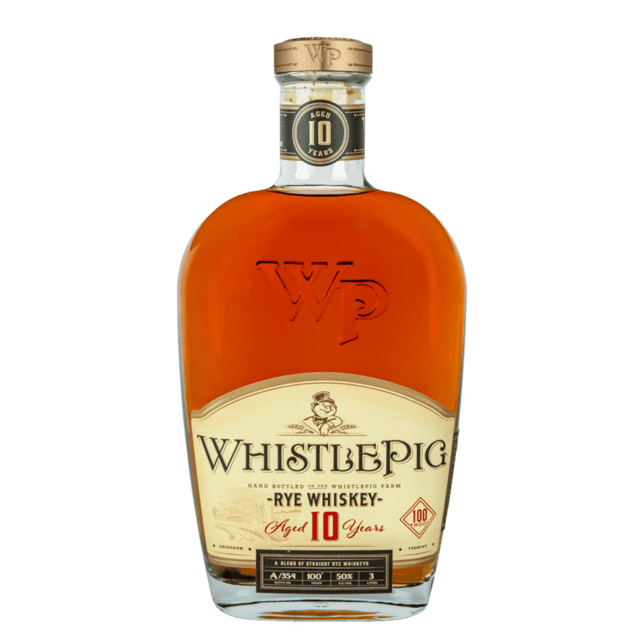 WhistlePig 10 Year Small Batch Rye Whiskey 3L Double Magnum Rye Whiskey WhistlePig 
