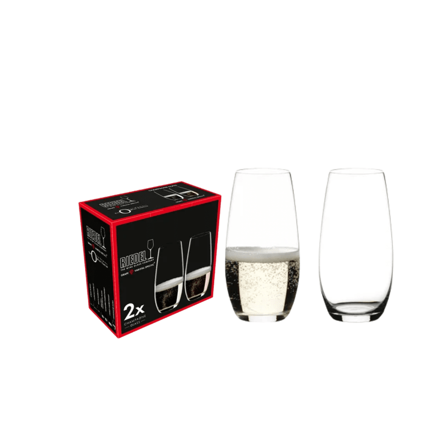 Riedel The O Wine Tumbler Champagne Glass Glassware Riedel 