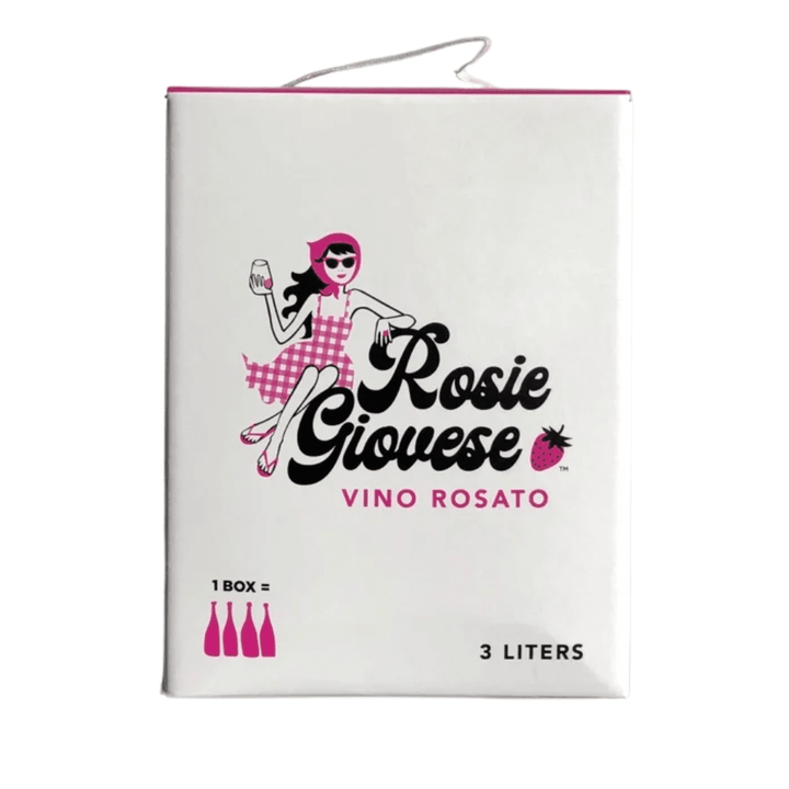 Rosie Giovese Vino Rosato Organic Italian Rosé Wine Red Wine Giovese Family Wines 