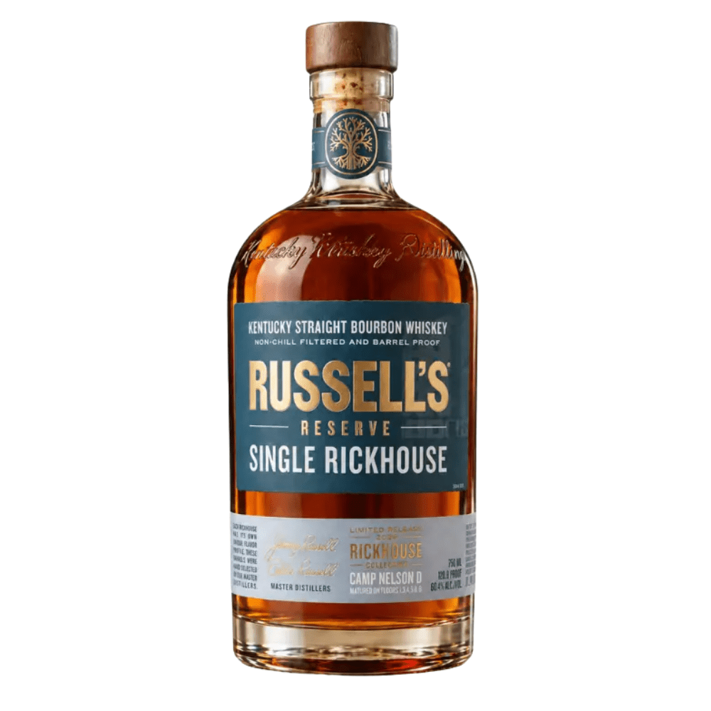 Russell's Reserve Single Rickhouse 2026 Camp Nelson D Bourbon Whiskey Bourbon Whiskey Russell's Reserve 