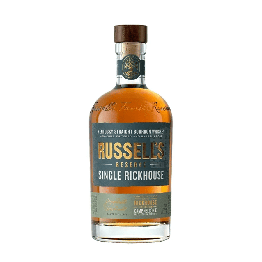 Russell's Reserve Single Rickhouse Camp Nelson E 2025 Limited Release Kentucky Straight Bourbon Whiskey Bourbon Whiskey Russell's Reserve 