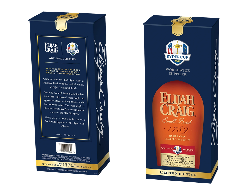 Elijah Craig Ryder Cup 2025 Edition Bundle Bourbon Elijah Craig 
