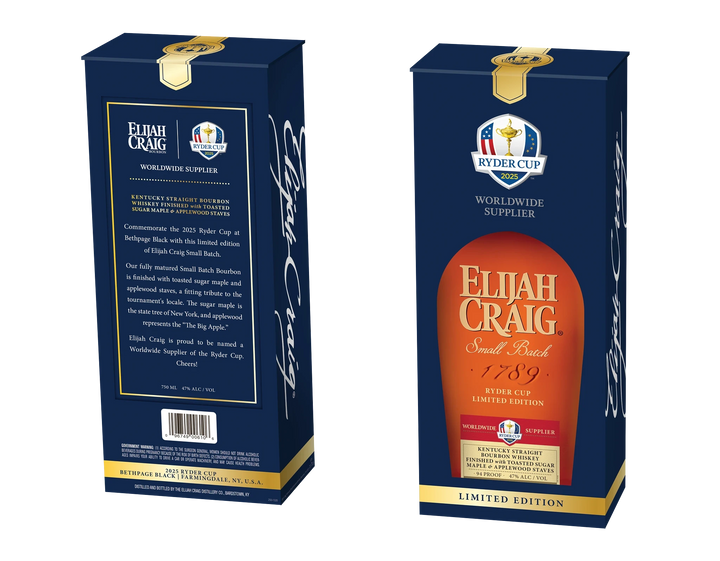 Elijah Craig Ryder Cup 2025 Edition Bundle Bourbon Elijah Craig 