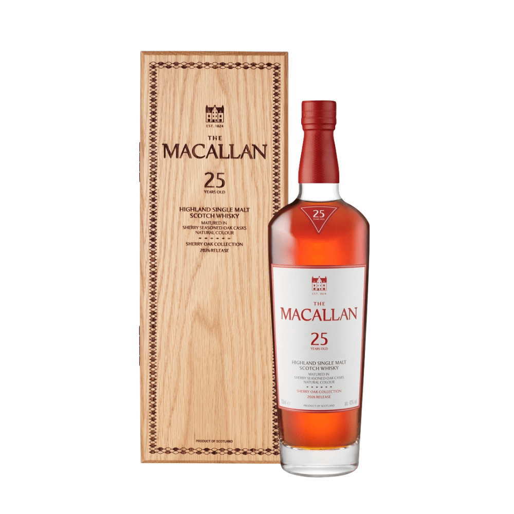 The Macallan 25 Year Old Sherry Oak 2026 Release Scotch The Macallan 