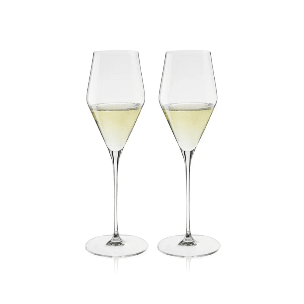 Spiegelau Definition Stemmed Crystal Champagne Glasses Set of 2