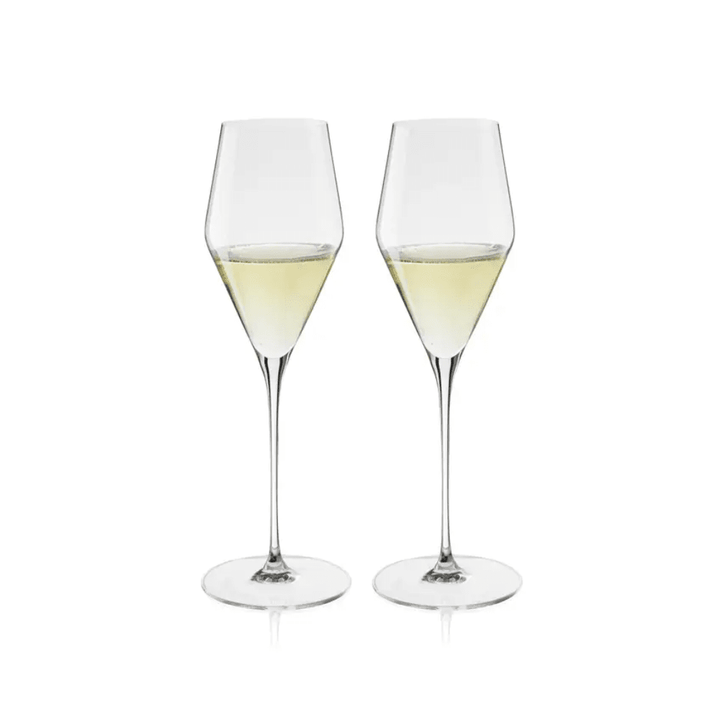 Spiegelau Definition Stemmed Crystal Champagne Glasses Set of 2
