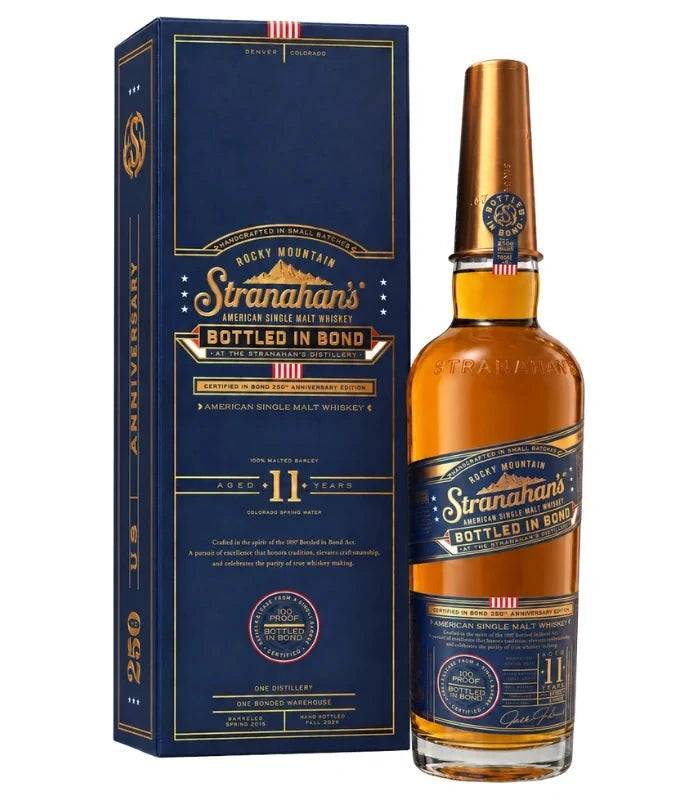 Stranahan's 11 Year Bottled-In-Bond 250th Anniversary Edition American Single Malt Whiskey American Whiskey Stranahan's 