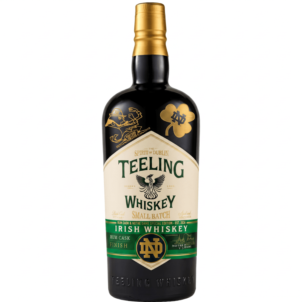 Teeling X Notre Dame Small Batch Irish Whiskey Limited Edition 2026 W/ Logo Engraving Whiskey Teeling Whiskey 