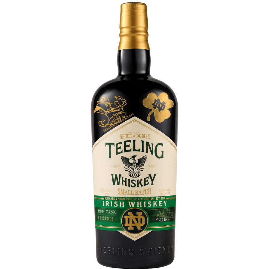Teeling X Notre Dame Small Batch Irish Whiskey Limited Edition 2026 W/ Logo Engraving Whiskey Teeling Whiskey 