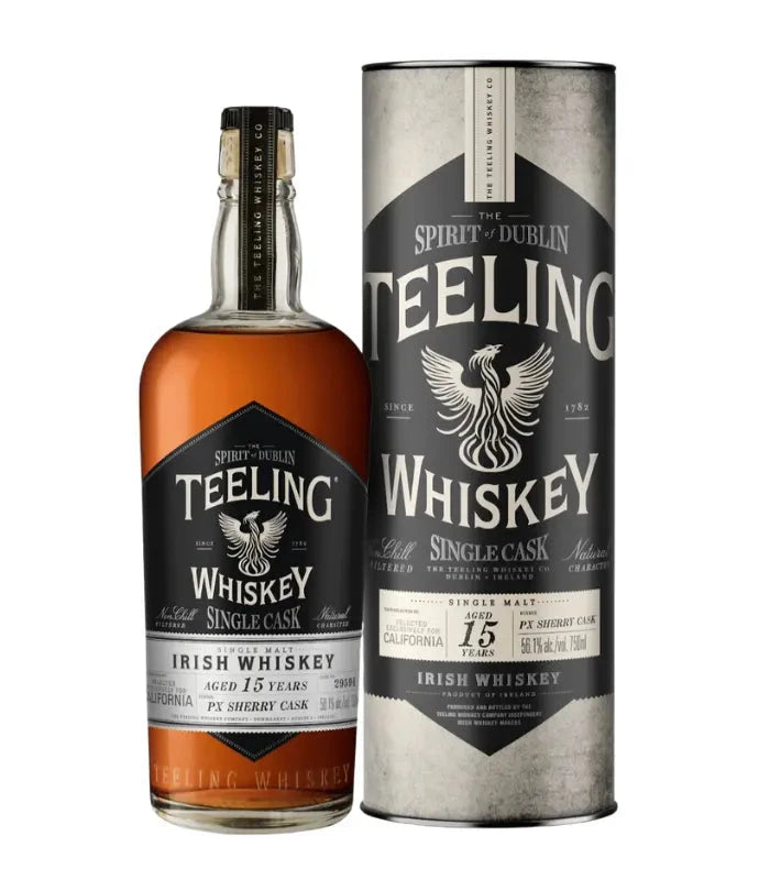 Teeling 15 Year Old PX Sherry Single Cask California Edition Irish Whiskey Teeling Whiskey 