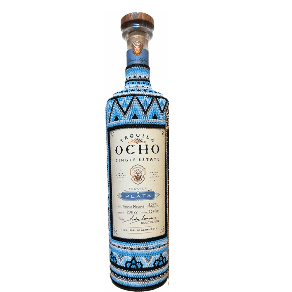 Tequila Ocho Plata Huichol Art Edition 750ml Tequila Tequila Ocho 