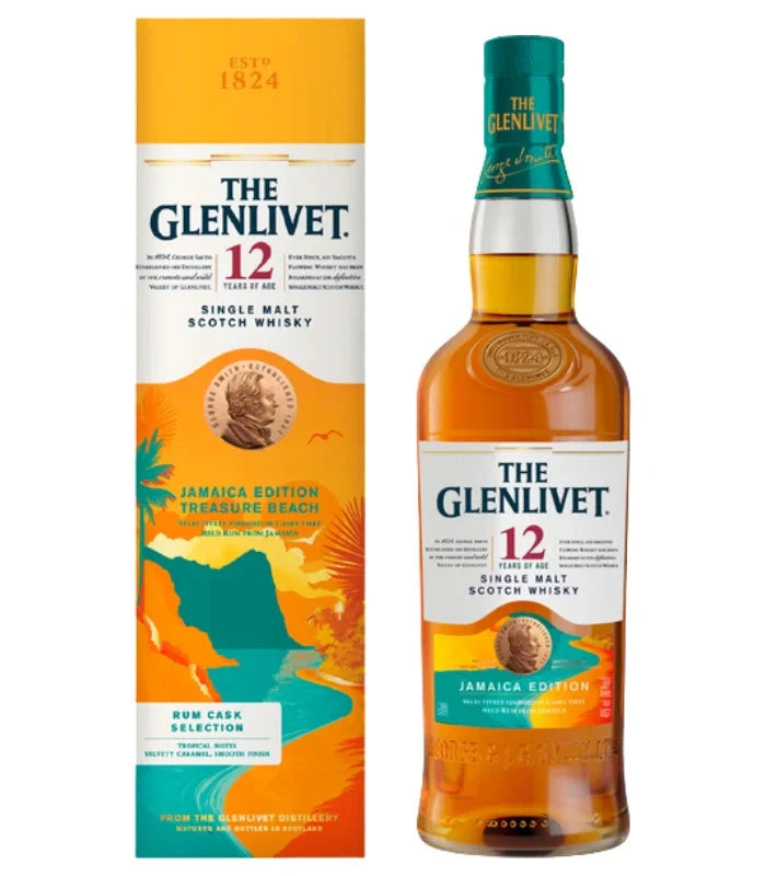 The Glenlivet 12 Year Jamaica Edition Rum Cask Selection Scotch The Glenlivet 