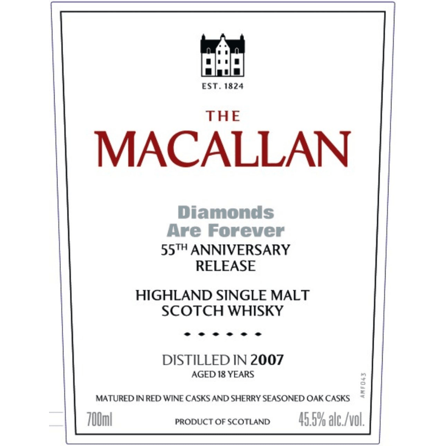 The Macallan Diamonds Are Forever 55th Anniversary Release Scotch The Macallan 