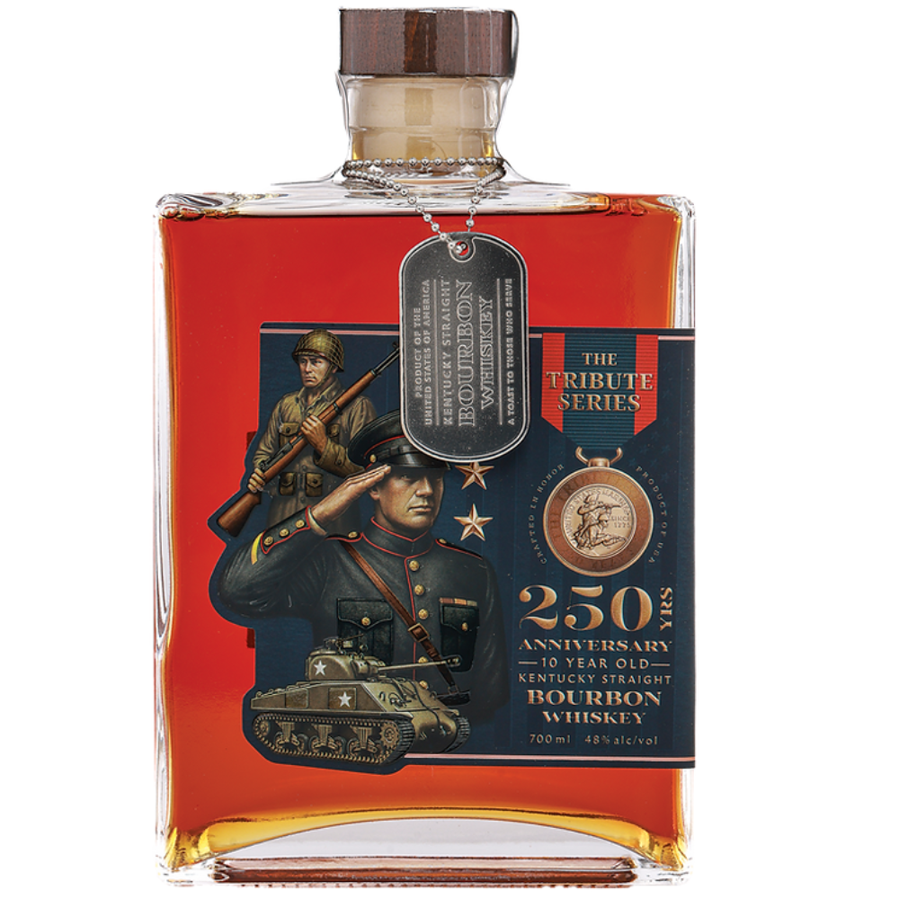 The Tribute Series 10 Year Old Kentucky Bourbon 250th Anniversary Marines Edition