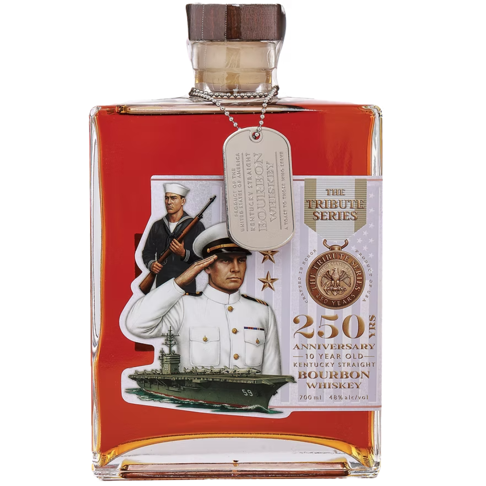 The Tribute Series 10 Year Old Kentucky Bourbon 250th Anniversary Navy Edition