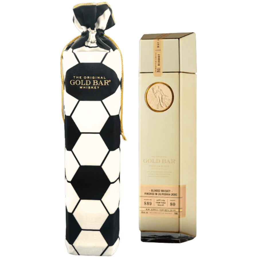 Gold Bar Blended American Whiskey Soccer Bag Edition Whiskey Gold Bar 