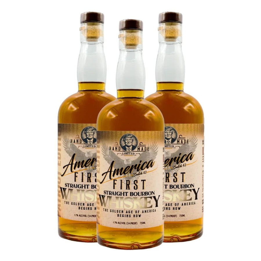 America First Bourbon Whiskey 3pk Bourbon America First Bourbon 