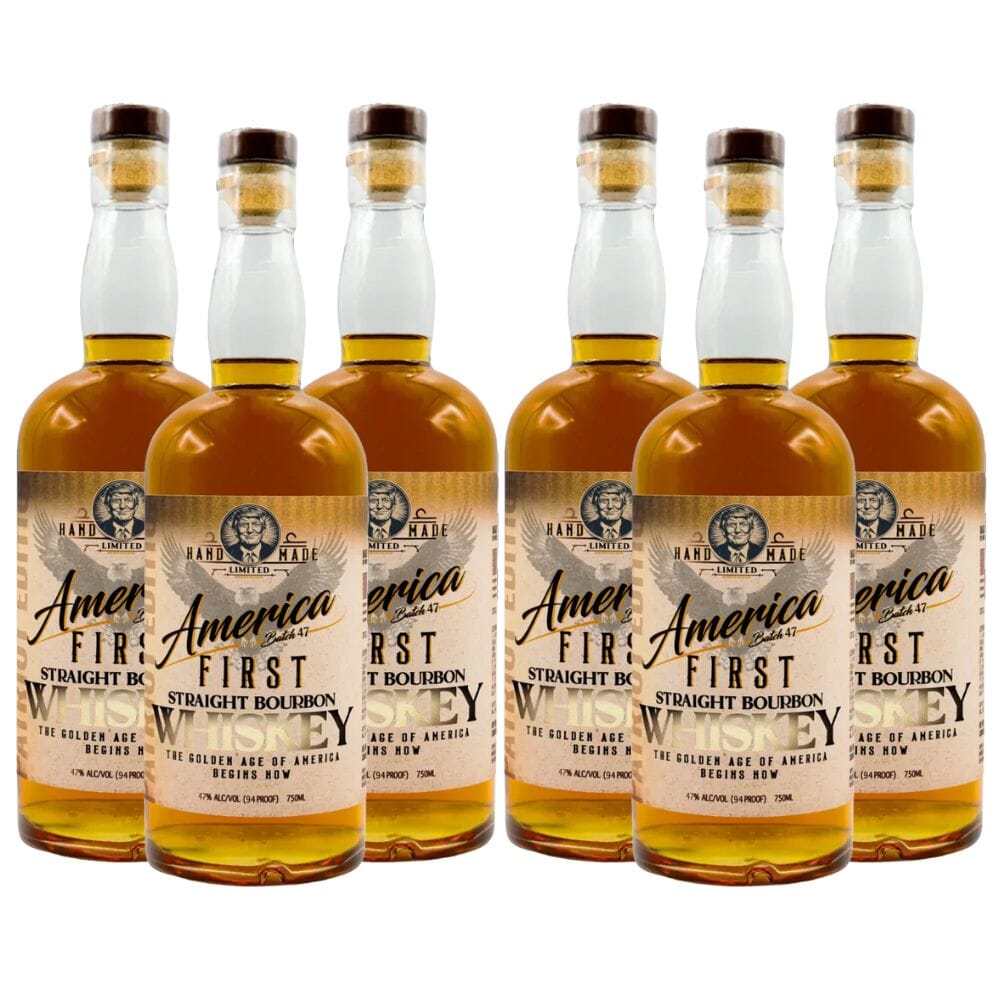 America First Bourbon Whiskey 6pk Bourbon America First Bourbon 
