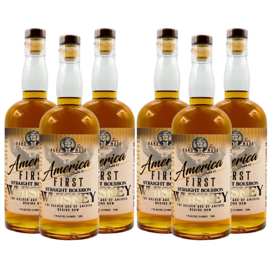 America First Bourbon Whiskey 6pk Bourbon America First Bourbon 