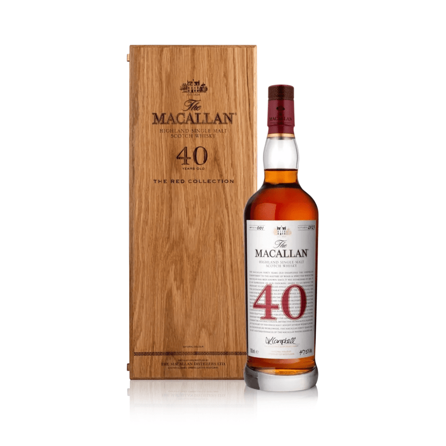 The Macallan Red Collection 40 Year Old 2025 Edition Scotch The Macallan 