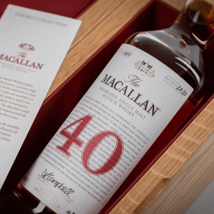 The Macallan Red Collection 40 Year Old 2025 Edition Scotch The Macallan 