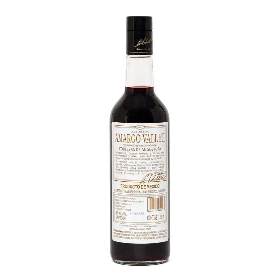 Amargo-Vallet Angostura Licor Aperitivo Liqueur Amargo-Vallet 