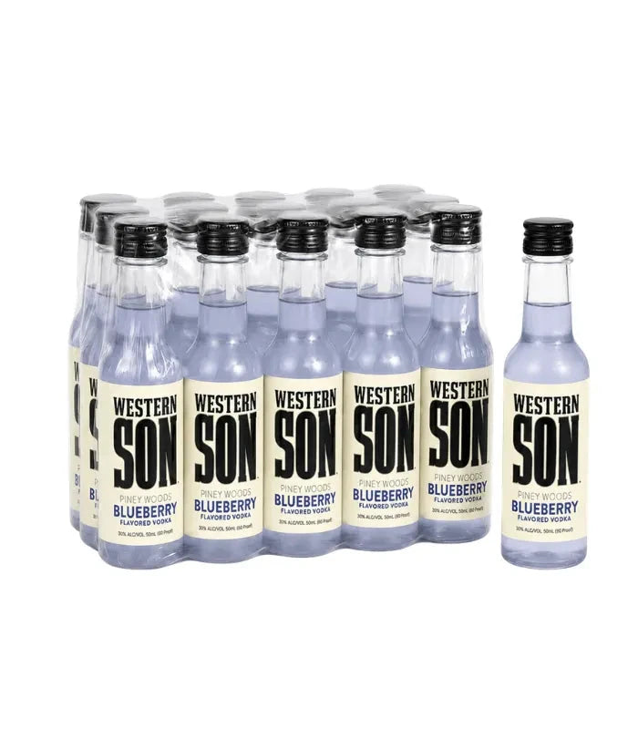 Western Son Blueberry Vodka Shooters (10 x 50mL) Vodka Western Son 