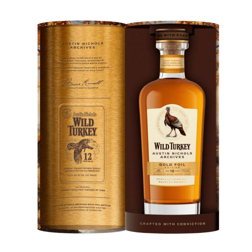 Wild Turkey Austin Nichols Archives Gold Foil Edition Bundle Bourbon Whiskey Bundle Wild Turkey 
