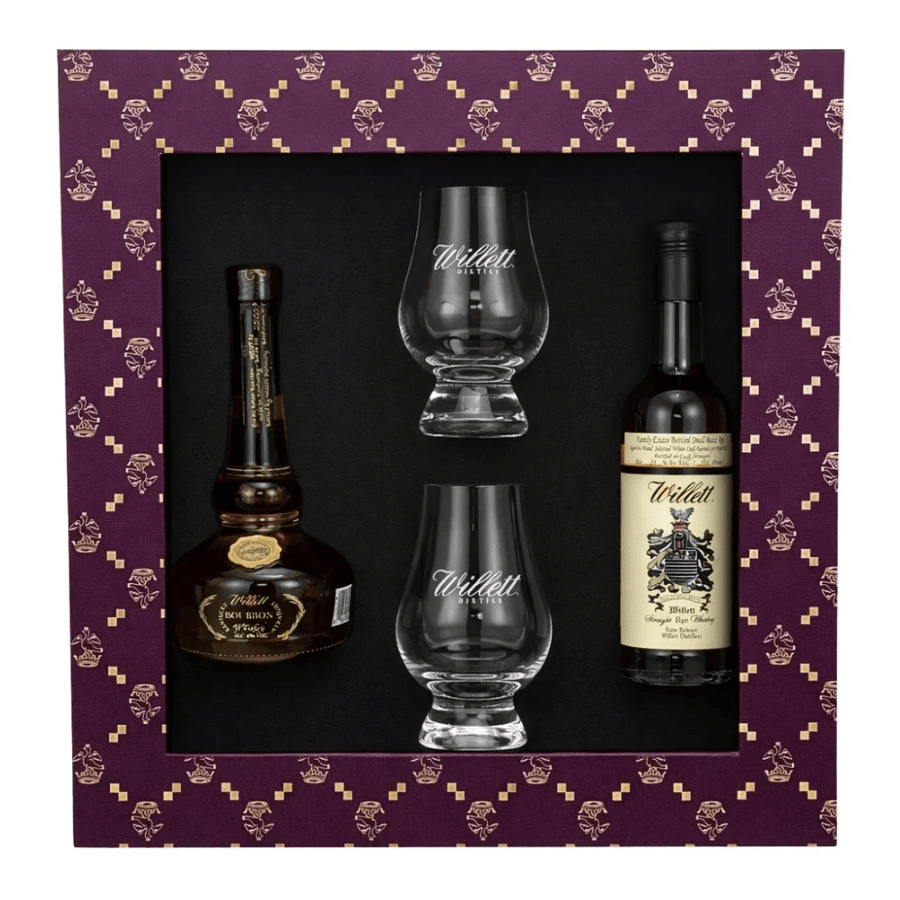 Willett Family Estate 50ml Glencairn Set Gift Pack Whiskey Willett Distillery 
