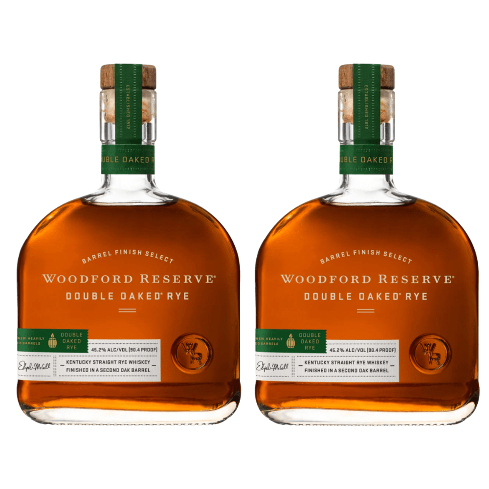 Woodford Reserve Double Oaked Rye Whiskey 2PK Whiskey Woodford Reserve 