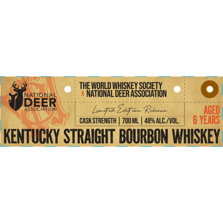 World Whiskey Society x National Deer Association 6 Year Cask Strength Kentucky Straight Bourbon Whiskey Bourbon World Whiskey Society 