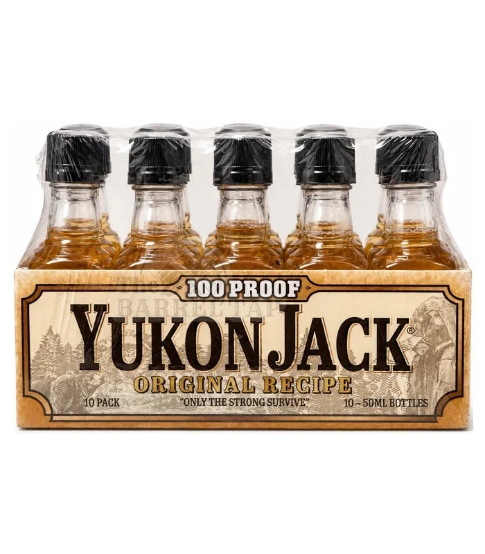 Yukon Jack Original Recipe Liqueur Mini Shooters (10 x 50mL) Liqueur Yukon Jack 