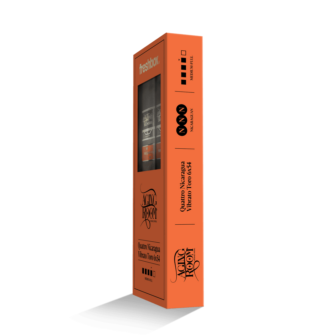 Aging Room Quattro Nicaragua Vibrato Toro 6x54 FreshBox | Cigar 3-Pack FreshBox Aging Room 
